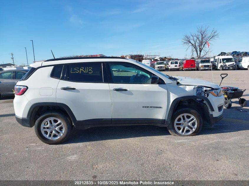 2018 Jeep Compass Sport VIN: 3C4NJDAB7JT401804 Lot: 20212835