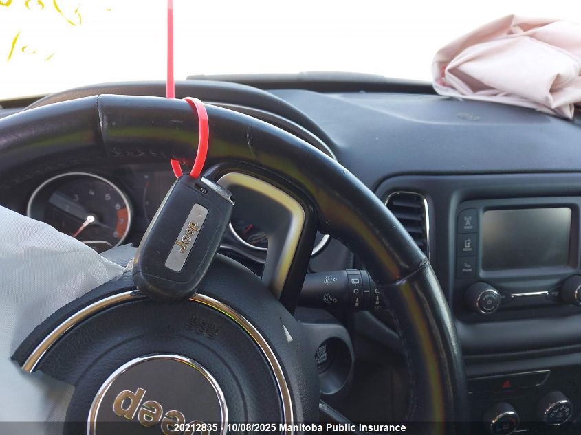 2018 Jeep Compass Sport VIN: 3C4NJDAB7JT401804 Lot: 20212835