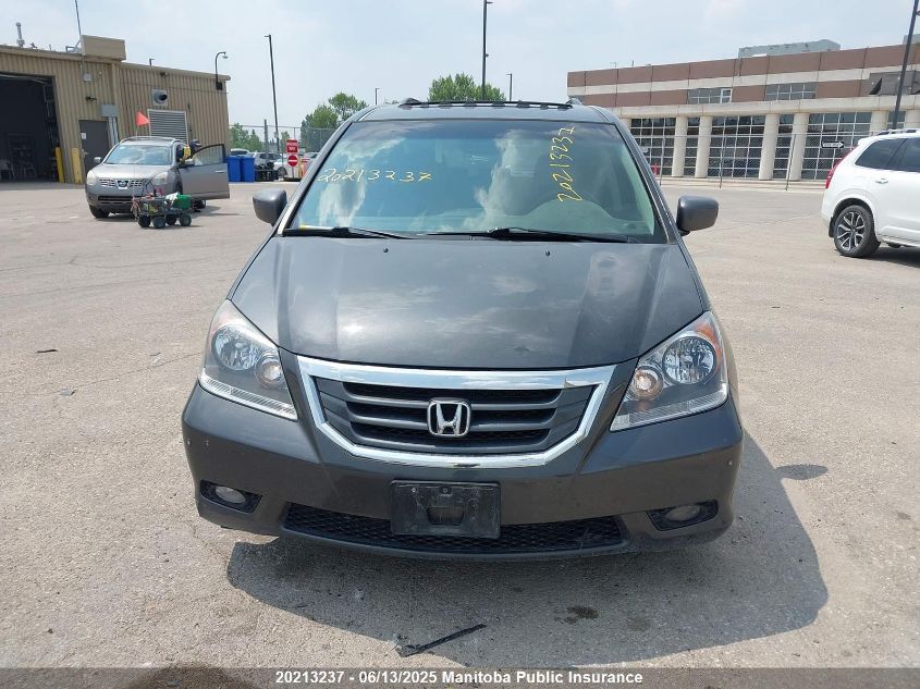 2010 Honda Odyssey Touring VIN: 5FNRL3H86AB503898 Lot: 20213237