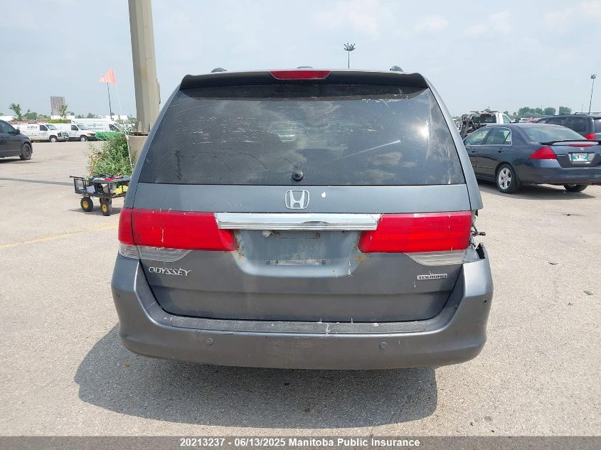 2010 Honda Odyssey Touring VIN: 5FNRL3H86AB503898 Lot: 20213237