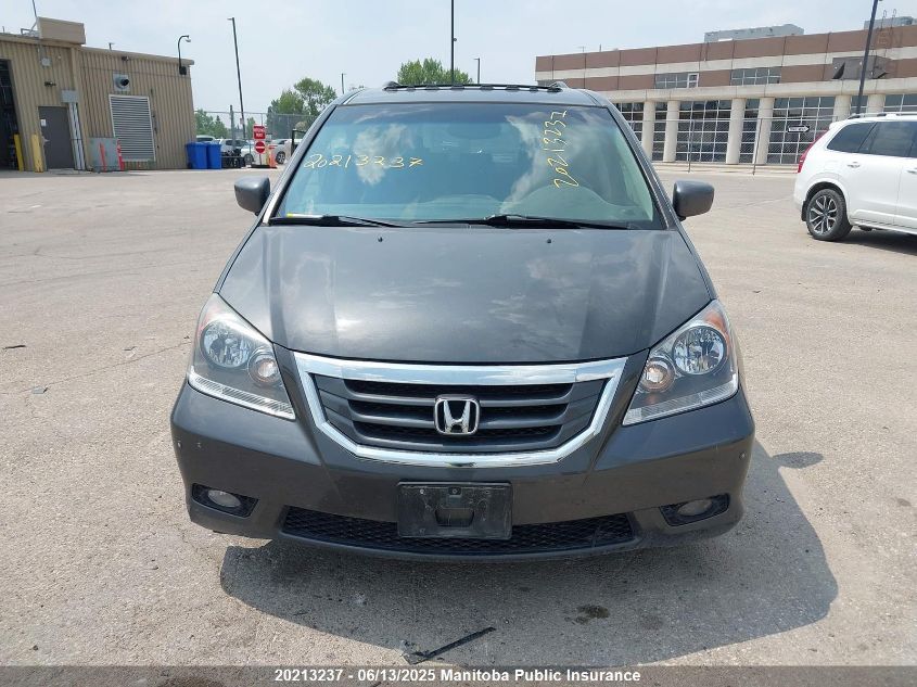 2010 Honda Odyssey Touring VIN: 5FNRL3H86AB503898 Lot: 20213237