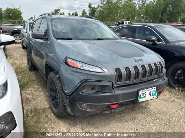 1C4PJMBB0FW555165 2015 Jeep Cherokee Trailhawk auction photo 1