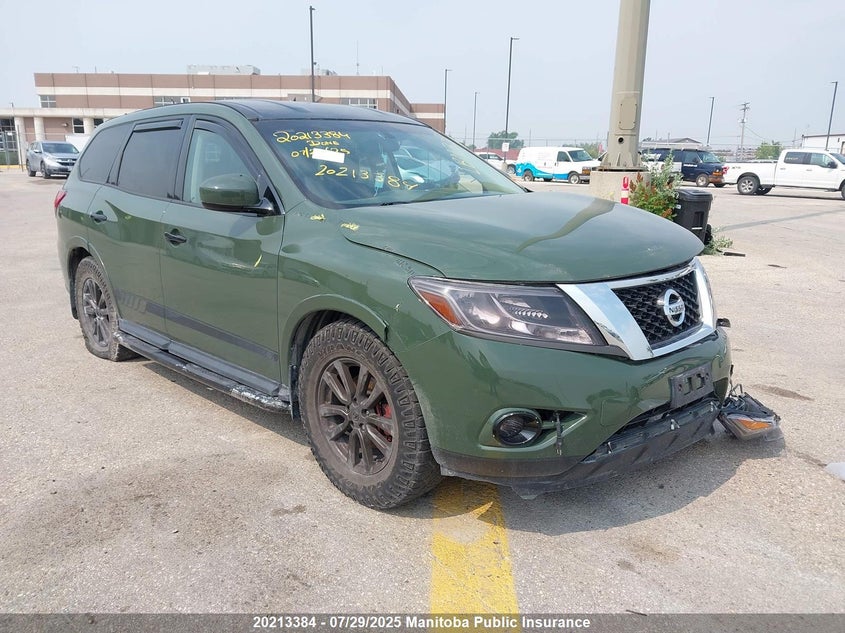 2014 Nissan Pathfinder S VIN: 5N1AR2MN0EC722856 Lot: 20213384