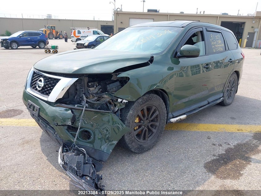 2014 Nissan Pathfinder S VIN: 5N1AR2MN0EC722856 Lot: 20213384