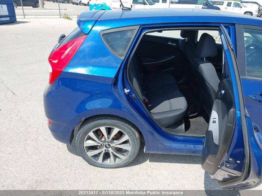 2015 Hyundai Accent Gls VIN: KMHCU5AE1FU232189 Lot: 20213417