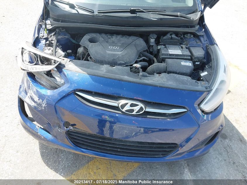 2015 Hyundai Accent Gls VIN: KMHCU5AE1FU232189 Lot: 20213417