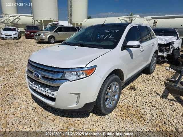 2FMDK4KC7DBC75326 2013 Ford Edge Limited auction photo 1