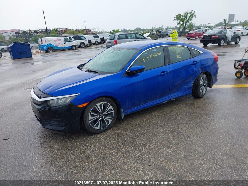 Vin: 2hgfc2f50gh017727, lot: 10223582, honda civic lx 20162