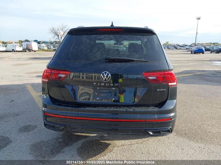 2024 Volkswagen Tiguan Comfort R-Line 2.0 Tsi VIN: 3VV8B7AX0RM162093 Lot: 20214755