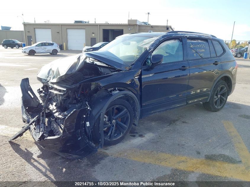 2024 Volkswagen Tiguan Comfort R-Line 2.0 Tsi VIN: 3VV8B7AX0RM162093 Lot: 20214755