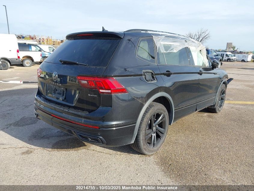 2024 Volkswagen Tiguan Comfort R-Line 2.0 Tsi VIN: 3VV8B7AX0RM162093 Lot: 20214755