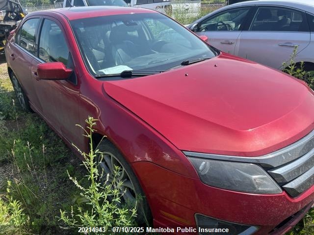 3FAHP0DCXBR169342 2011 Ford Fusion Sport V6 auction photo 1