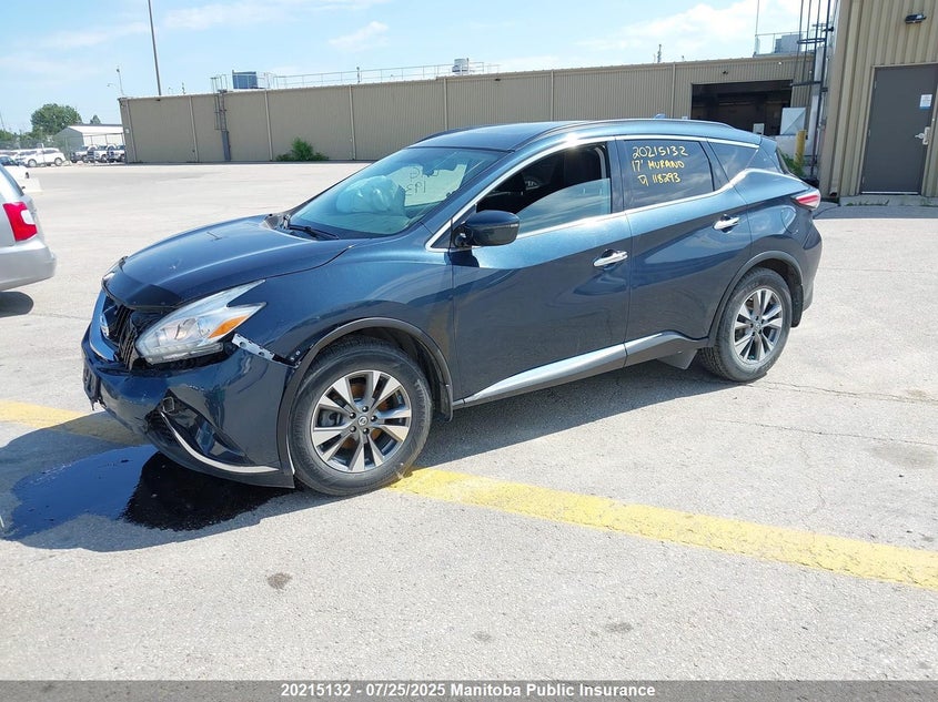 2017 Nissan Murano Sv VIN: 5N1AZ2MH4HN118293 Lot: 20215132