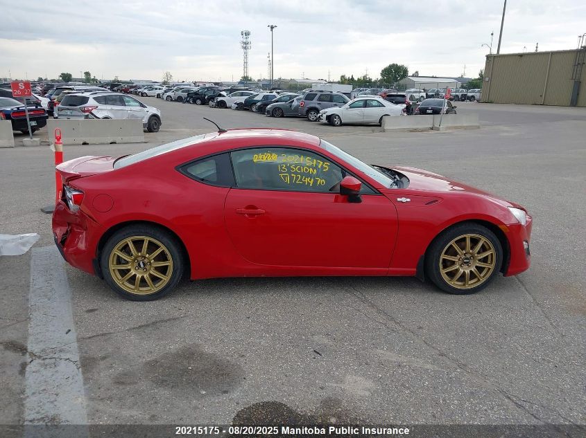 2013 Scion Fr-S VIN: JF1ZNAA19D2724470 Lot: 20215175