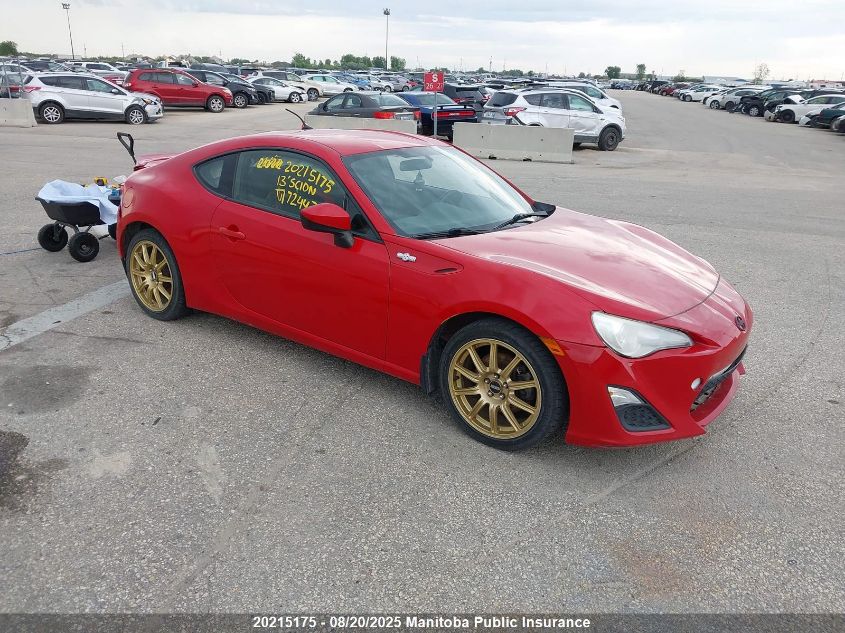 2013 Scion Fr-S VIN: JF1ZNAA19D2724470 Lot: 20215175