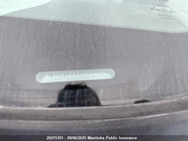 2016 Chevrolet Equinox Ls VIN: 2GNFLEEK7G6202240 Lot: 20215391