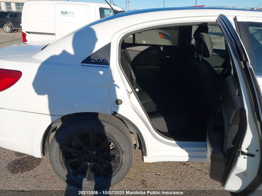 2011 Chrysler 200 Lx VIN: 1C3BC4FB4BN589208 Lot: 20215506