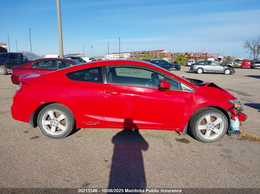 2013 Honda Civic Si Si VIN: 2HGFG4A55DH101397 Lot: 20215546