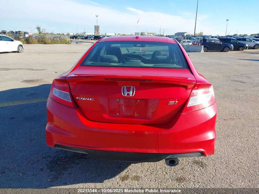 2013 Honda Civic Si Si VIN: 2HGFG4A55DH101397 Lot: 20215546