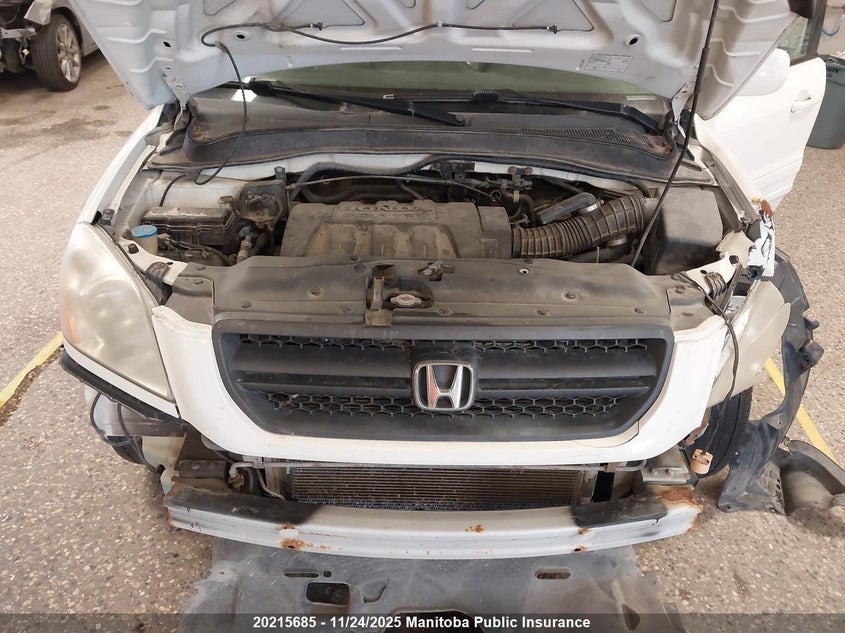 2005 Honda Pilot Ex-L VIN: 2HKYF18705H568171 Lot: 20215685