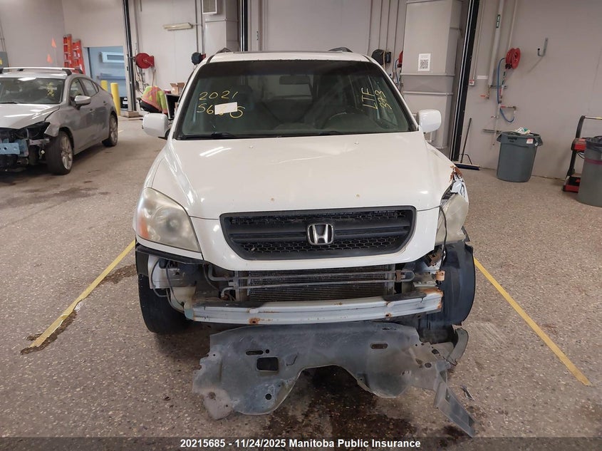 2005 Honda Pilot Ex-L VIN: 2HKYF18705H568171 Lot: 20215685