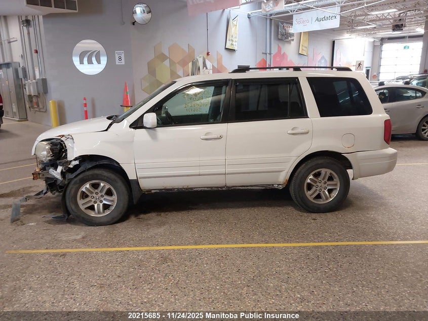 2005 Honda Pilot Ex-L VIN: 2HKYF18705H568171 Lot: 20215685