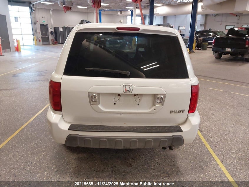 2005 Honda Pilot Ex-L VIN: 2HKYF18705H568171 Lot: 20215685