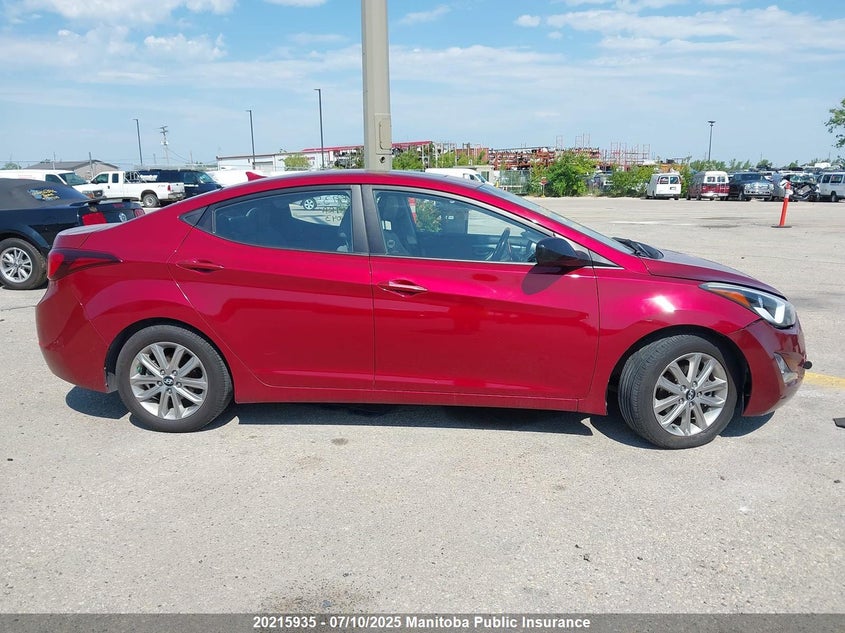 2014 Hyundai Elantra Gls VIN: 5NPDH4AE4EH486043 Lot: 20215935