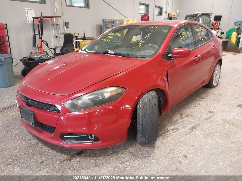 2014 Dodge Dart Aero VIN: 1C3CDFBB2ED677574 Lot: 20215940
