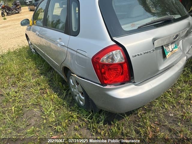 2007 Kia Spectra 5 Lx VIN: KNAFE161275397920 Lot: 20216067