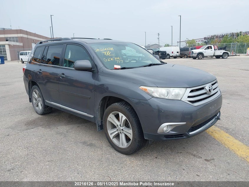 5TDBK3EH5CS136919 2012 Toyota Highlander V6 auction photo 1