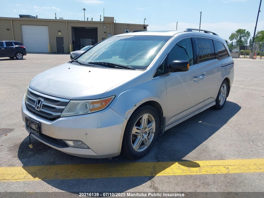 Vin: 5fnrl5h98bb502709, lot: 10226124, honda odyssey touring 20112