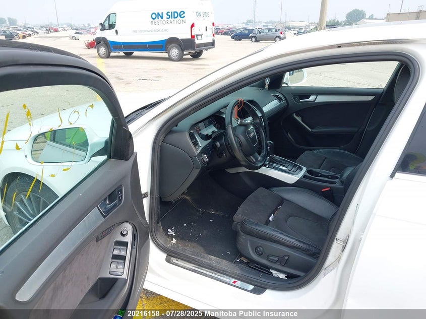 2012 Audi A4 2.0T Quattro VIN: WAUFFCFL2CA020306 Lot: 20216158