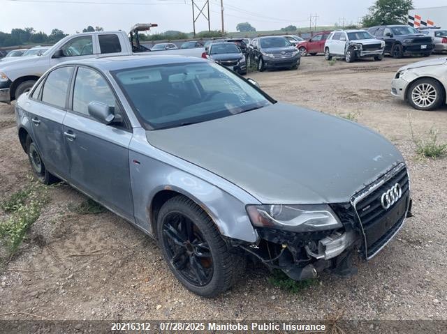 2011 Audi A4 2.0T Quattro VIN: WAUDFCFL4BA093344 Lot: 20216312