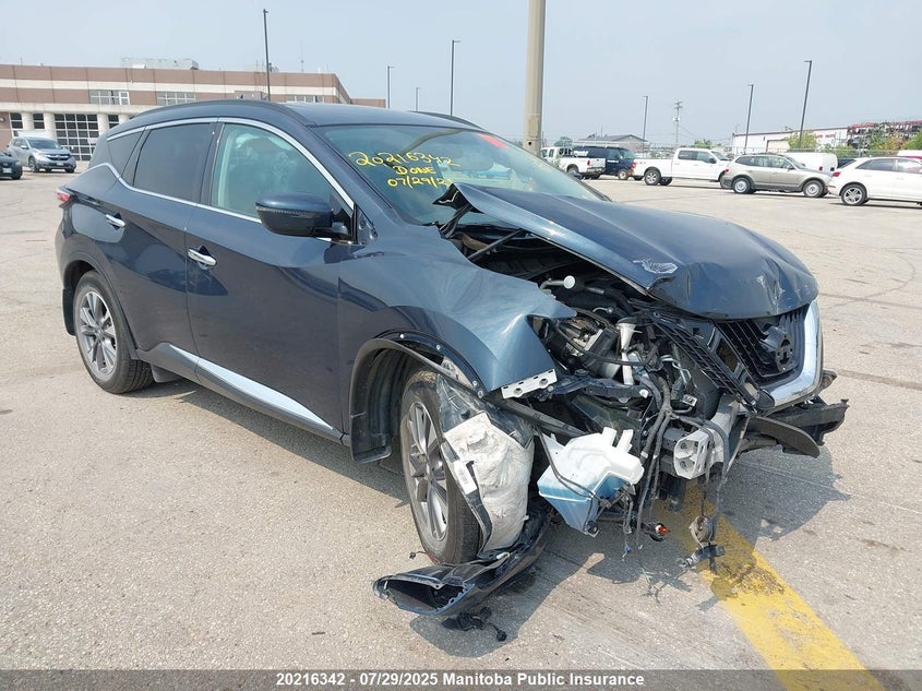 2017 Nissan Murano Sv VIN: 5N1AZ2MH3HN191459 Lot: 20216342