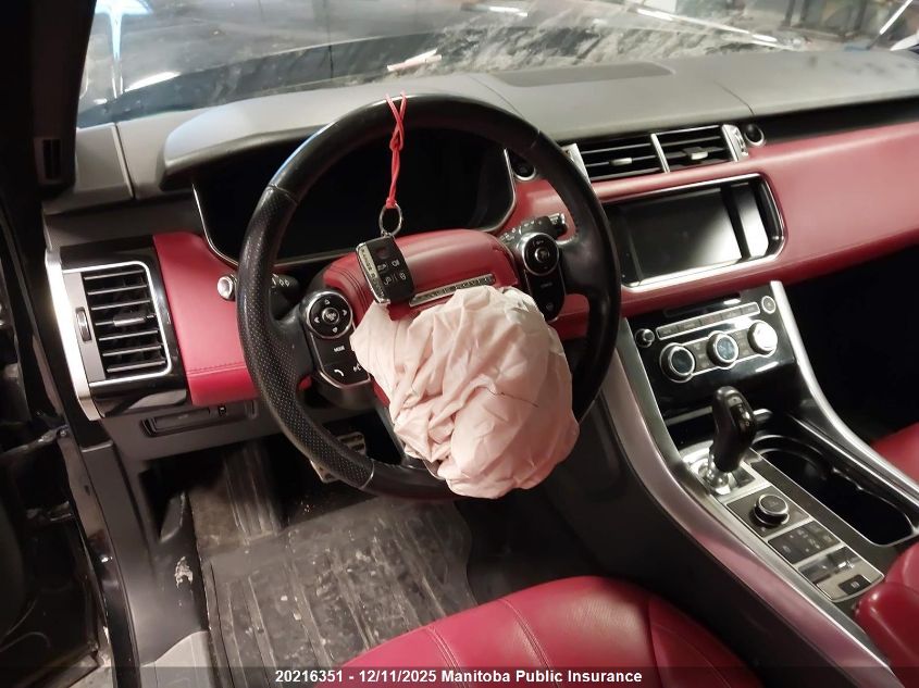 2014 Land Rover Range Rover Sport Supercharged VIN: SALWR2TF8EA340034 Lot: 20216351