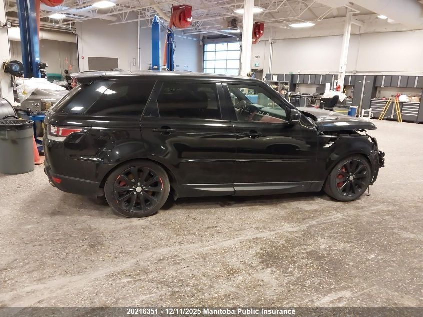 2014 Land Rover Range Rover Sport Supercharged VIN: SALWR2TF8EA340034 Lot: 20216351