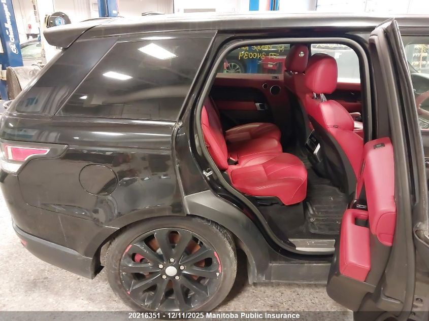 2014 Land Rover Range Rover Sport Supercharged VIN: SALWR2TF8EA340034 Lot: 20216351