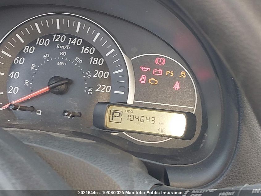 2016 Nissan Micra Sv VIN: 3N1CK3CP1GL254379 Lot: 20216445