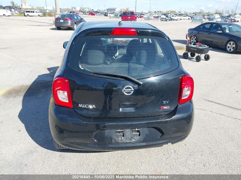 2016 Nissan Micra Sv VIN: 3N1CK3CP1GL254379 Lot: 20216445