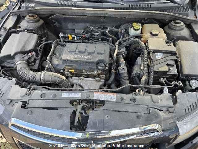 2014 Chevrolet Cruze Lt Turbo VIN: 1G1PE5SB8E7320458 Lot: 20216469