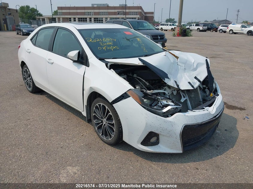2T1BURHEXEC216078 2014 Toyota Corolla S auction photo 1