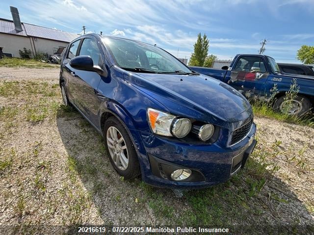 1G1JC6EH7D4204458 2013 Chevrolet Sonic Lt auction photo 1