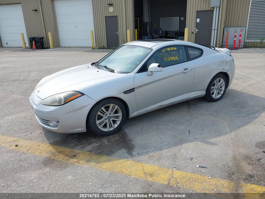 2008 Hyundai Tiburon Gs VIN: KMHHM65D58U278818 Lot: 20216793