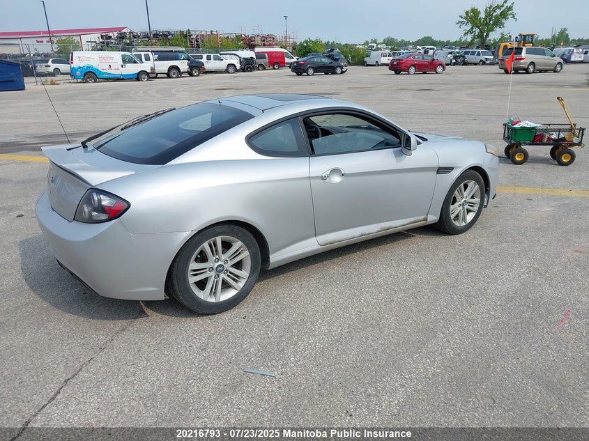 2008 Hyundai Tiburon Gs VIN: KMHHM65D58U278818 Lot: 20216793