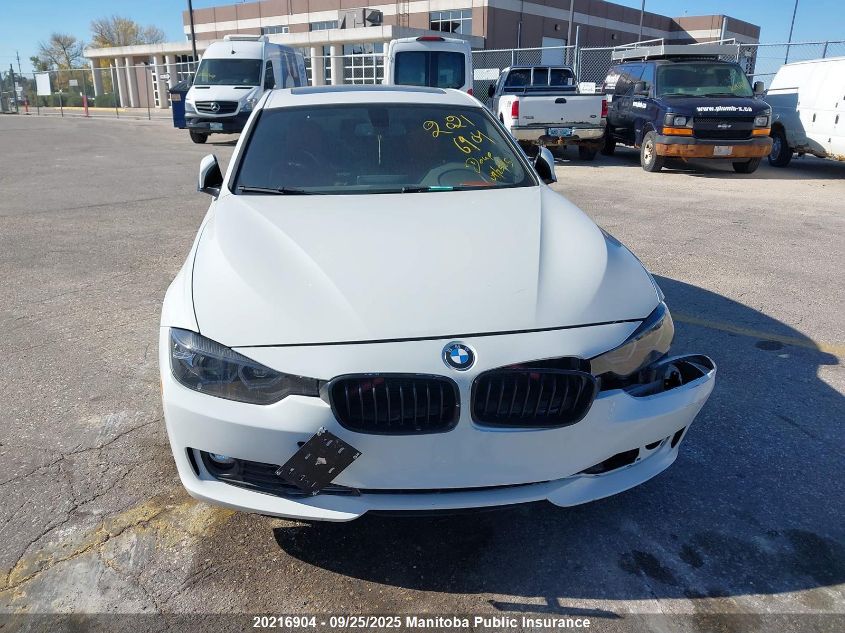 2013 BMW 328Xi VIN: WBA3B3C58DF537490 Lot: 20216904