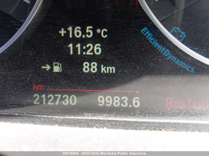 2013 BMW 328Xi VIN: WBA3B3C58DF537490 Lot: 20216904