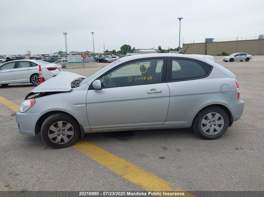 2011 Hyundai Accent Gl VIN: KMHCN3BC1BU204868 Lot: 20216980