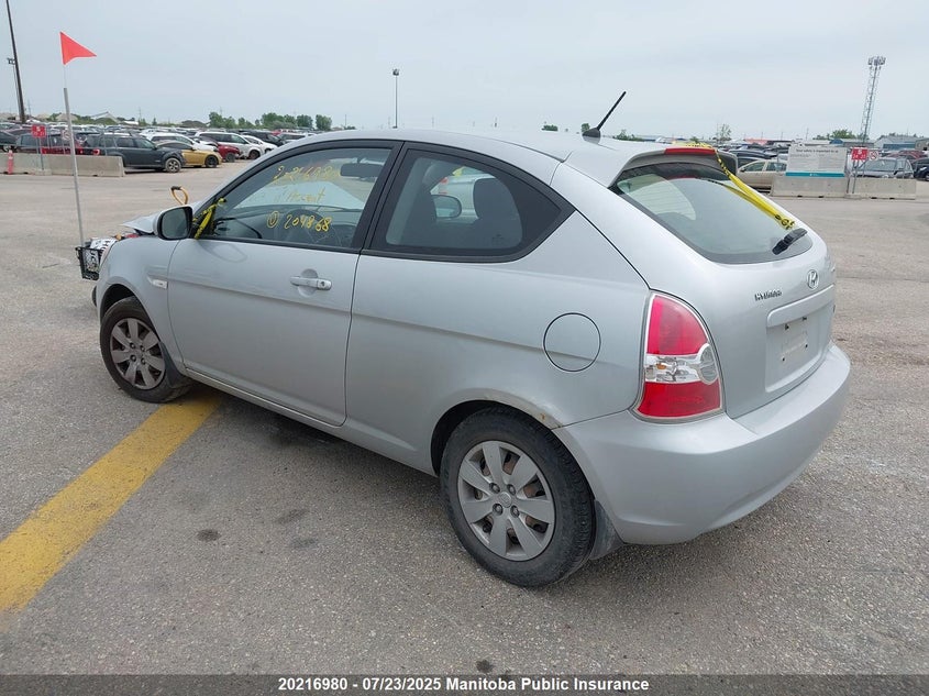 2011 Hyundai Accent Gl VIN: KMHCN3BC1BU204868 Lot: 20216980