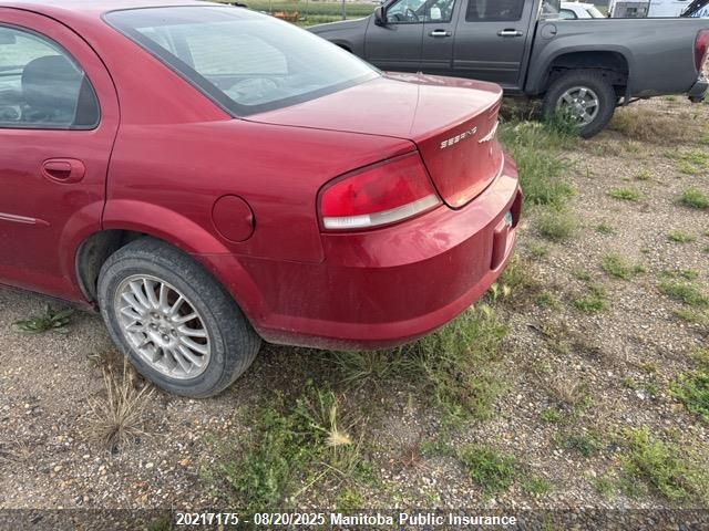 2004 Chrysler Sebring Limited VIN: 1C3EL66R44N297700 Lot: 20217175
